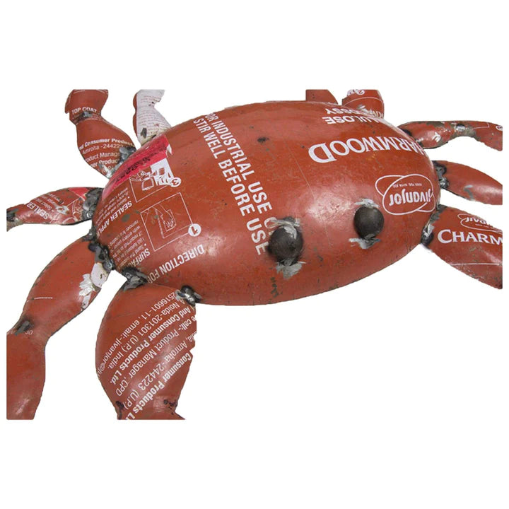 Metal Crab Ornament - Large