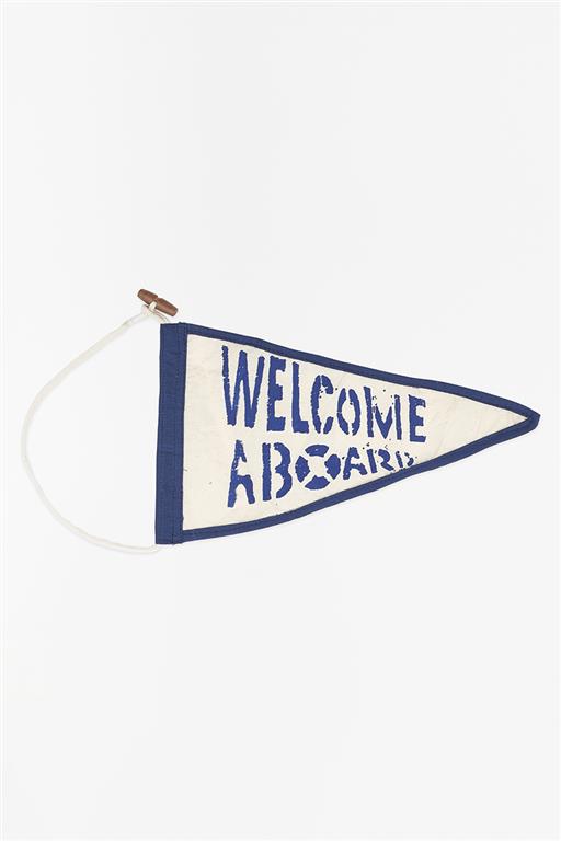 Welcome Aboard Pennant Flag