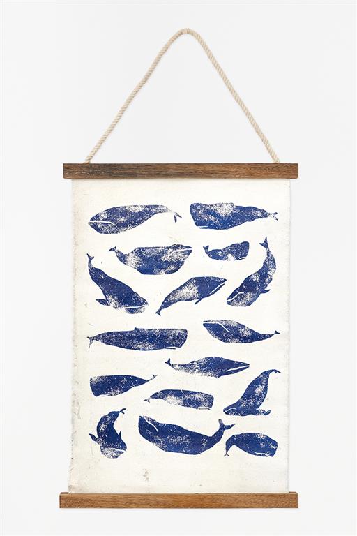 Blue Whales Wall Hanging