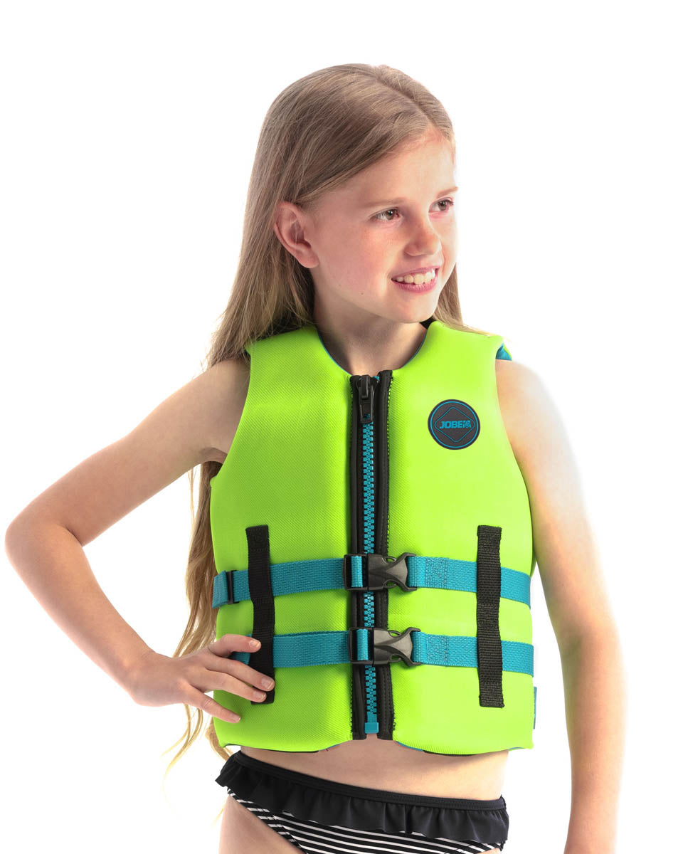 Jobe Neoprene Life Vest Kids Lime Green