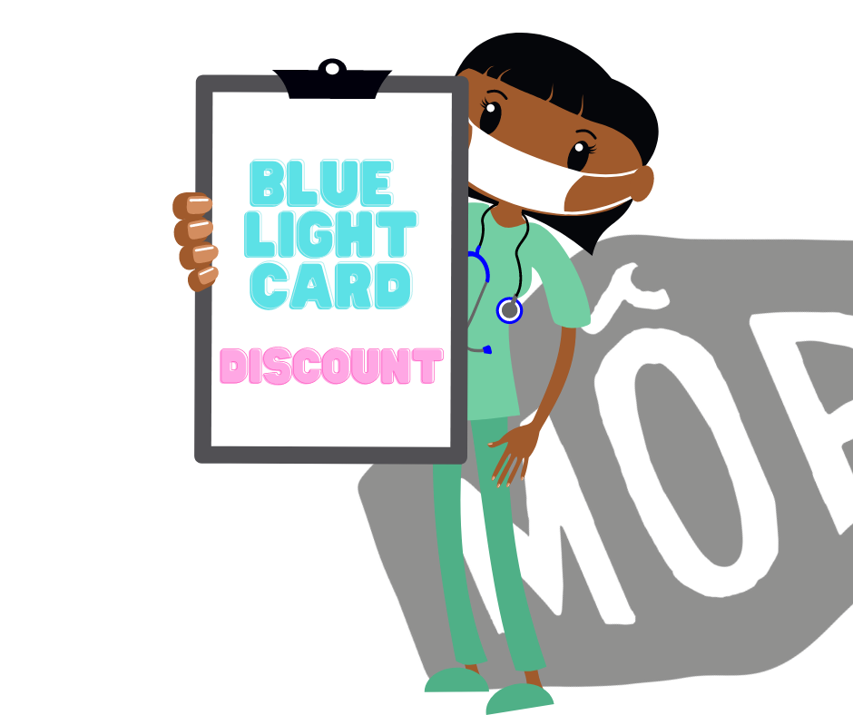 5% off for Blue Light Card Holders!
