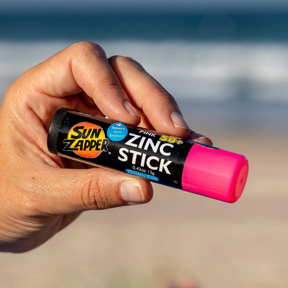 Sun Zapper Pink Zinc Stick SPF 50+ Zinc Oxide Sunscreen Stick