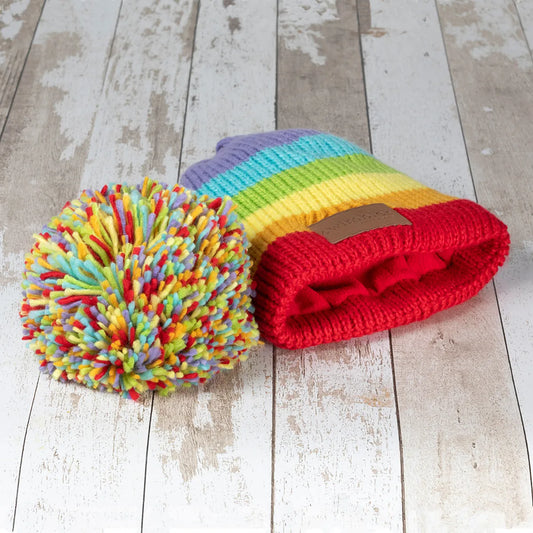 Swimbler ‘RAINBOW WARRIOR’ Waterproof Bobble Hat