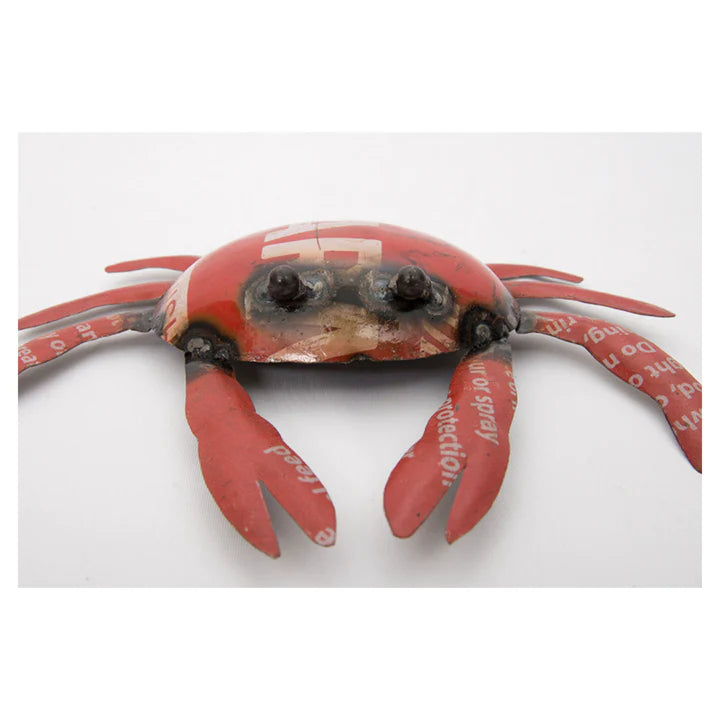 Small Metal Crab Ornament