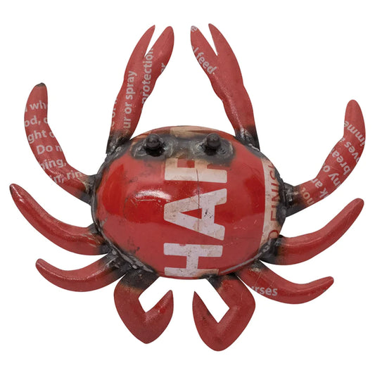 Small Metal Crab Ornament
