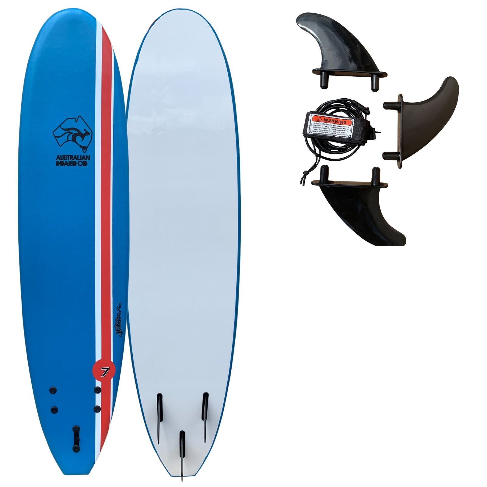 7ft Soft Foamie Beginner Surfboard - PULSE from Australian Board Co ...