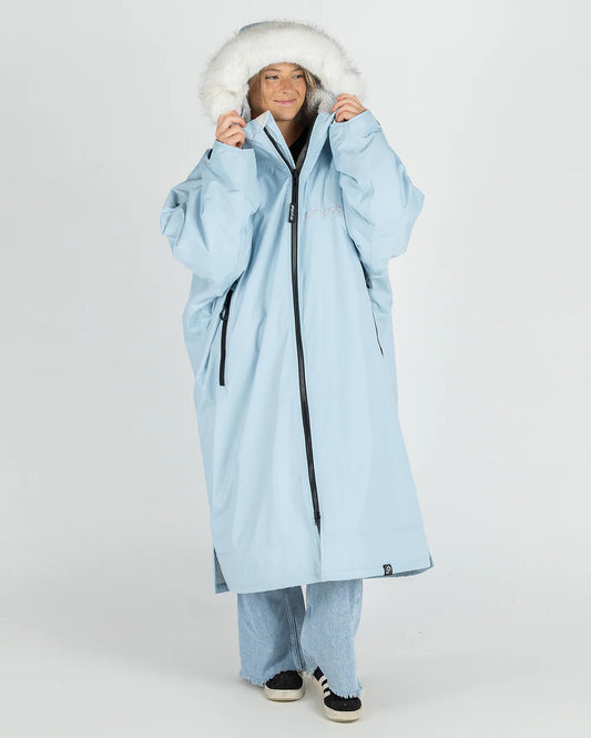 dryrobe Advance Long Sleeve Alpine Robe - Ice Blue