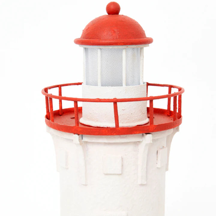 Wooden LED Red/White Lighthouse