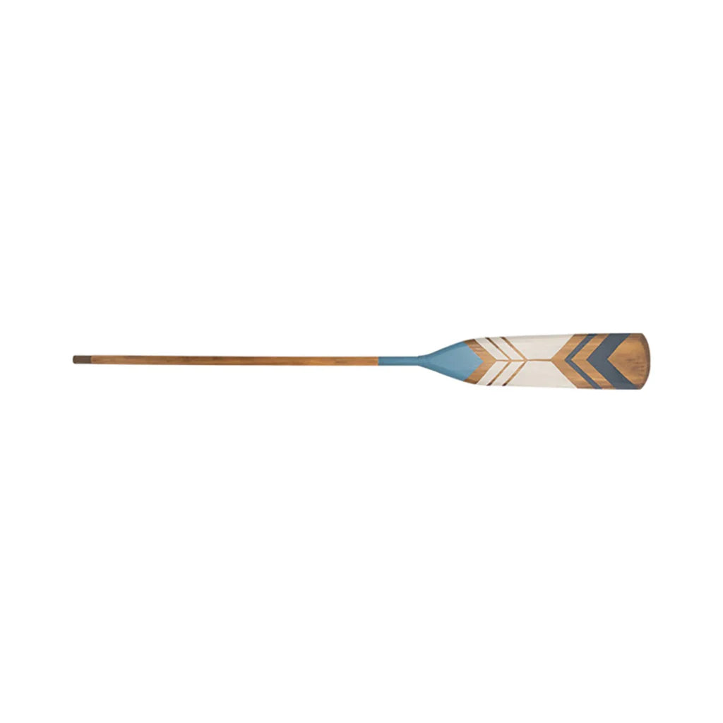 Decorative Wooden Oar with Chevrons  150cm