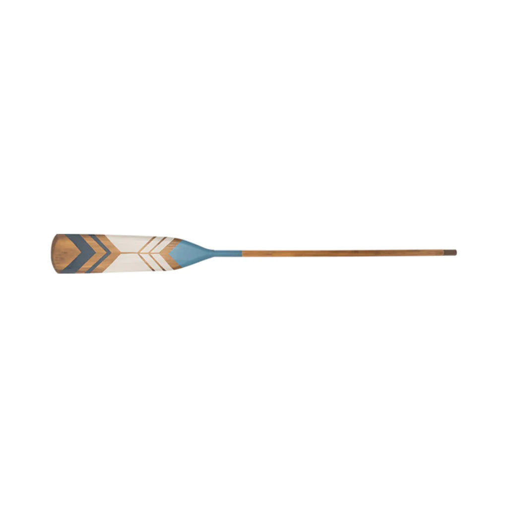 Decorative Wooden Oar with Chevrons  150cm