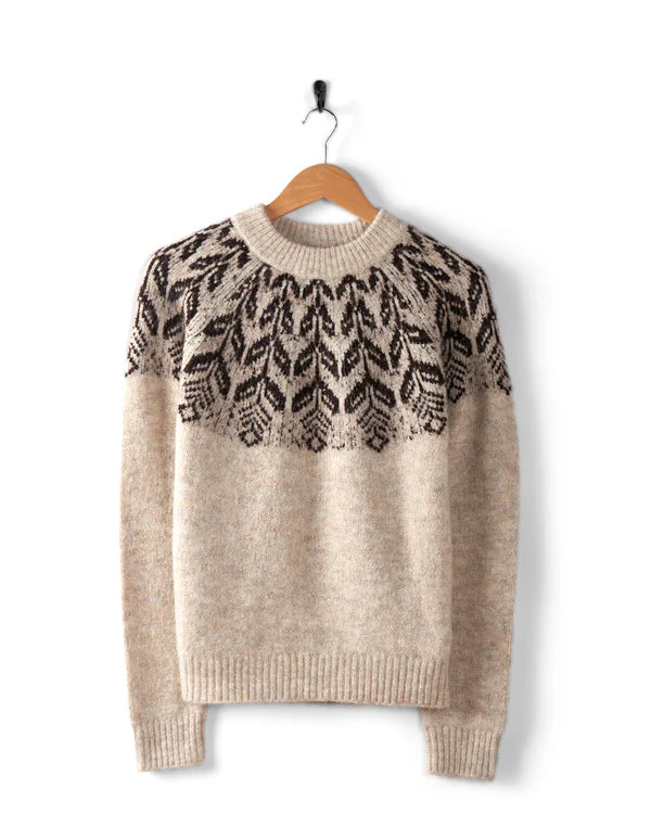 Saltrock- Fairisle - Womens Knitted Jumper - Cream