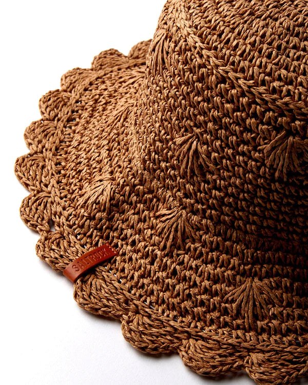 Saltrock- Field - Straw Bucket Hat - Light Brown