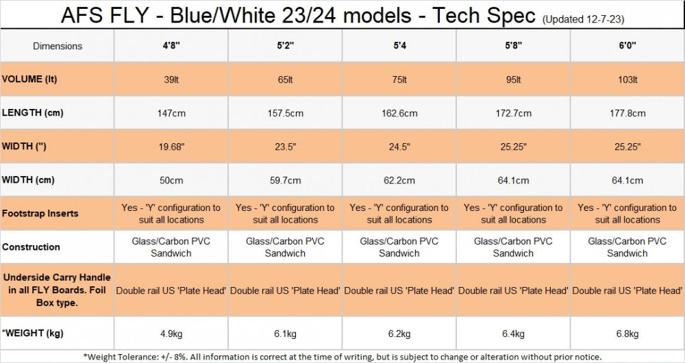 AFS FLY - FOIL BOARD 2023/2024