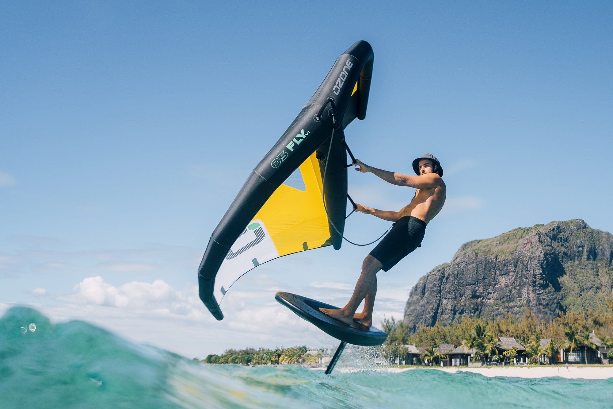 Ozone FLY V1 Wing - Yellow/White – Môr Watersports