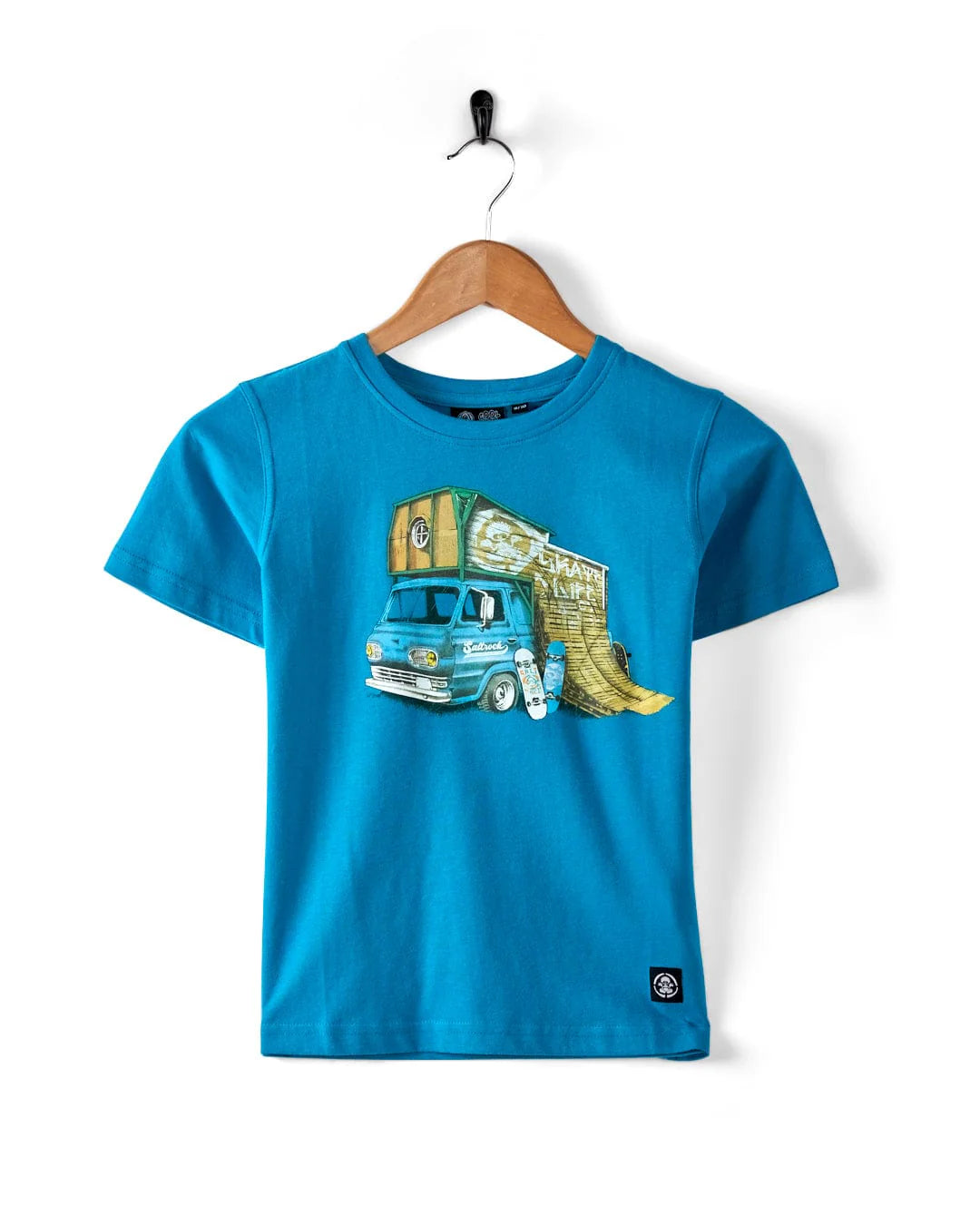 Saltrock Half Cab - Kids T-Shirt - Blue