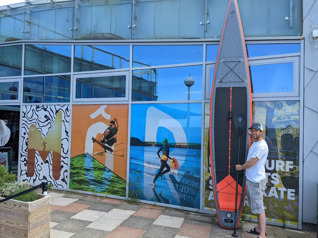 EX DISPLAY SHARK 14' X 29" X 6" TOURING ISUP PADDLEBOARD