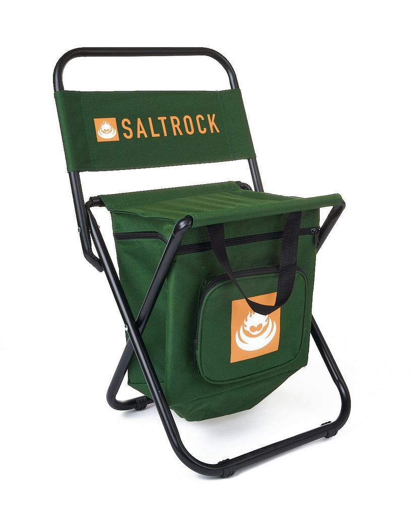 SALTROCK Spectator - Foldable Chair with Cooler Bag - Dark Green