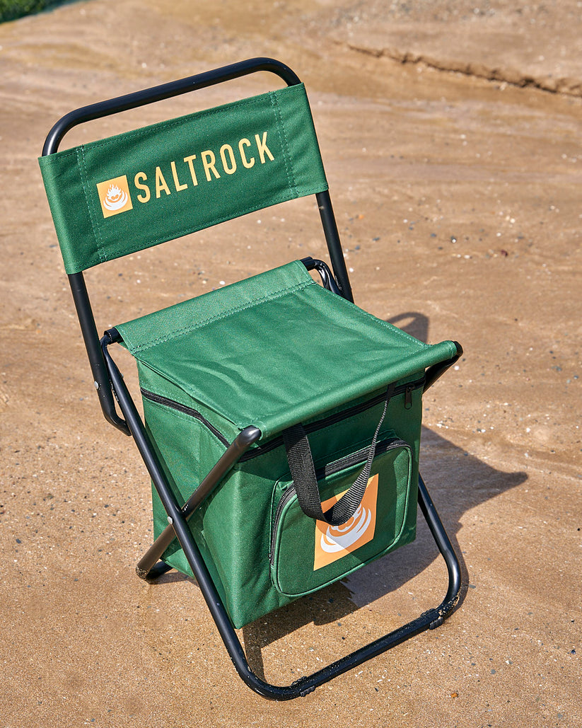 SALTROCK Spectator - Foldable Chair with Cooler Bag - Dark Green