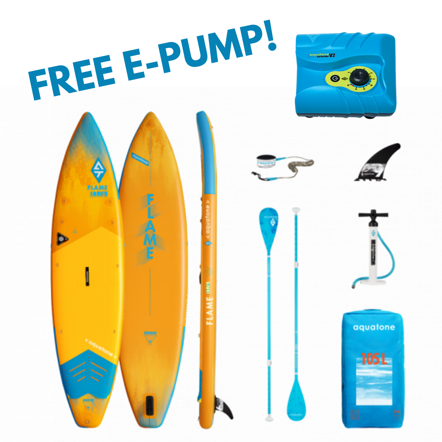 Aquatone Flame 11’6” & E-Pump Bundle