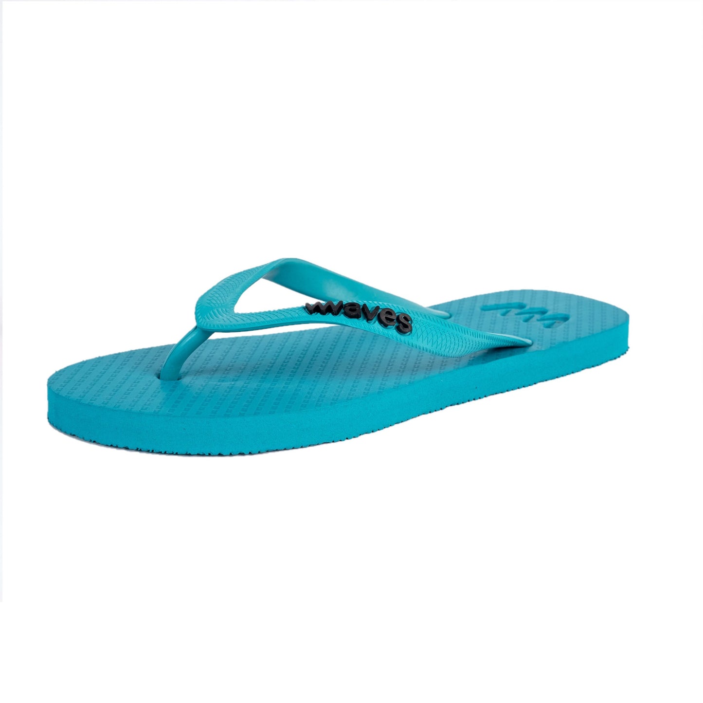 Waves Natural Rubber Flip Flop – Turquoise