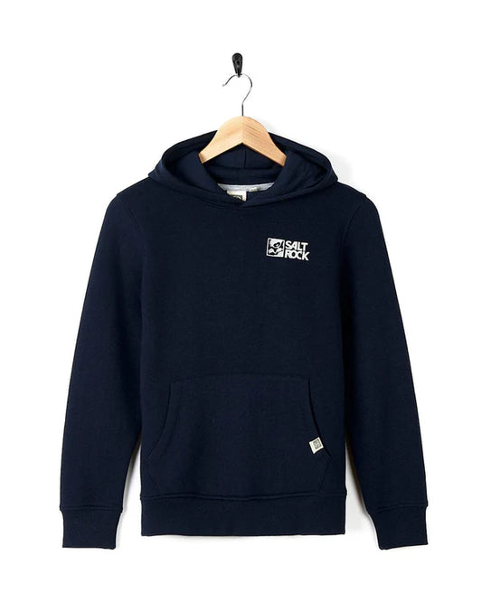 Saltrock - Tok Corp - Recycled Kids Pop Hoodie - Dark Blue