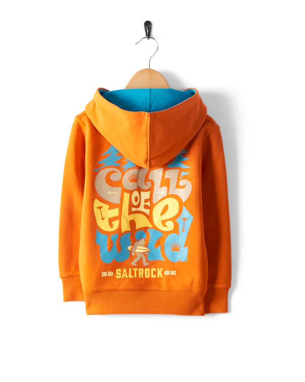 Saltrock -Wildside Kids Pop Hoodie - Orange