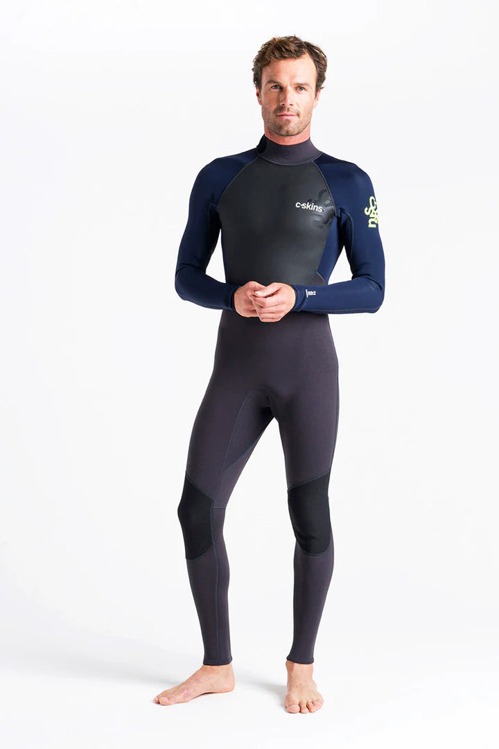 C-SKINS ELEMENT 3:2 STEAMER WETSUIT Anthracite/Slate/Lime