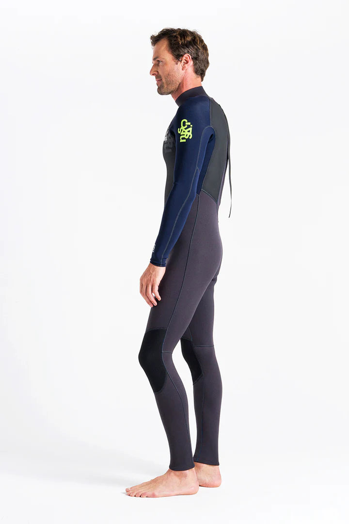 C-SKINS ELEMENT 3:2 STEAMER WETSUIT Anthracite/Slate/Lime