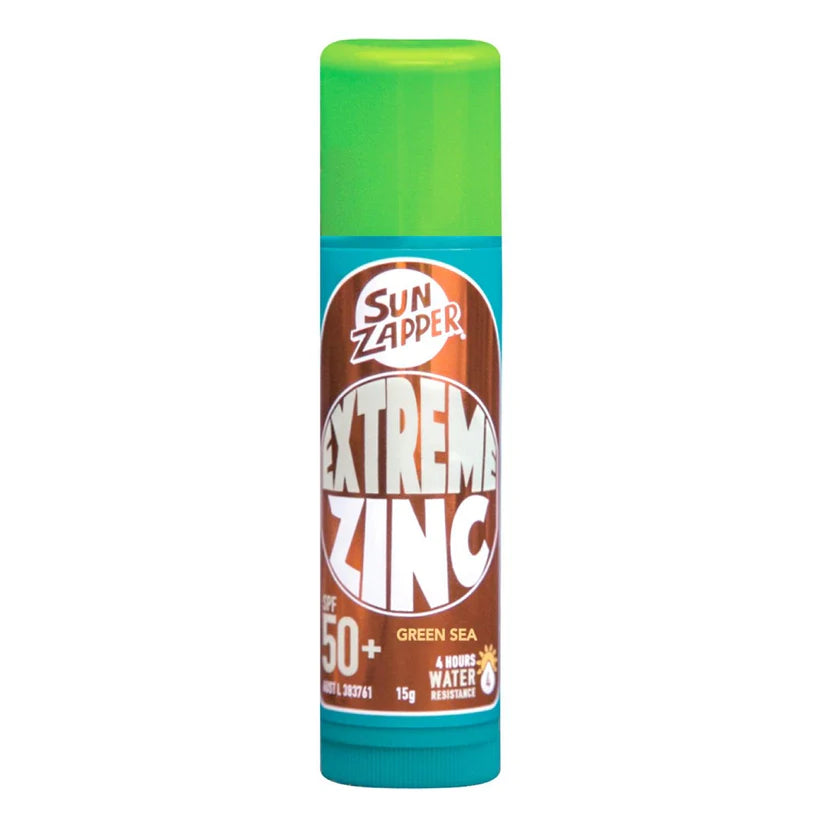 Sun Zapper Extreme Zinc Stick SPF50+ 15g Mineral Sunblock Coloured Sun Block - 5 Colours