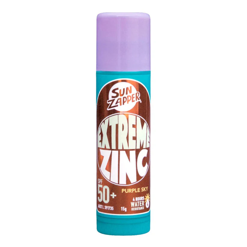 Sun Zapper Extreme Zinc Stick SPF50+ 15g Mineral Sunblock Coloured Sun Block - 5 Colours