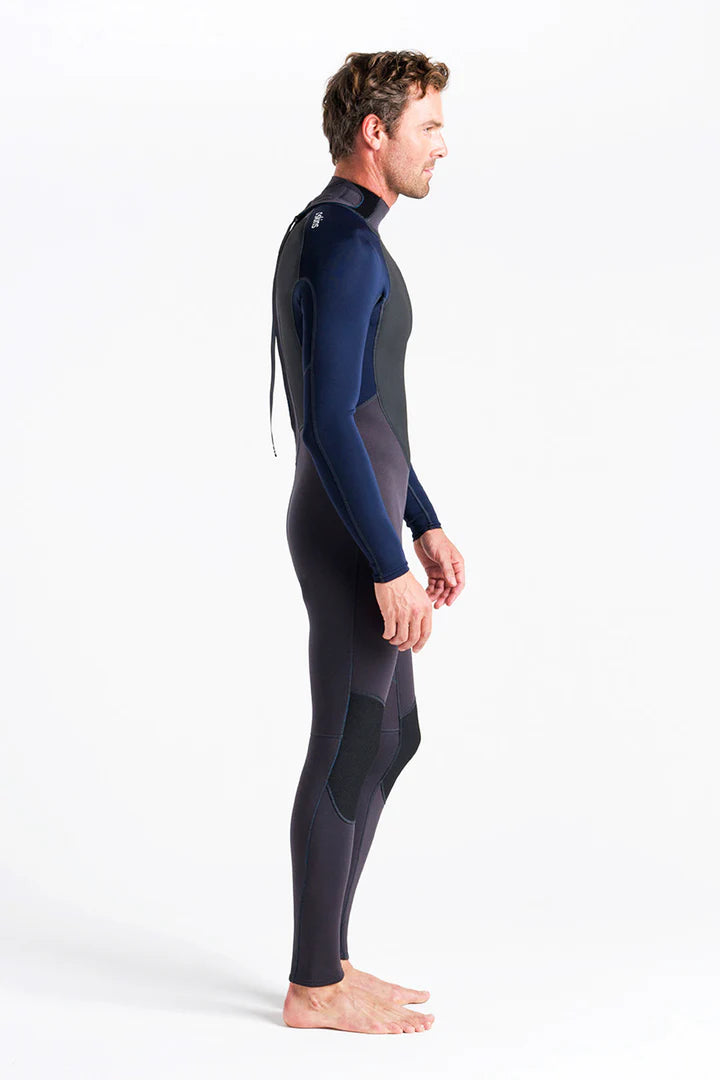 C-SKINS ELEMENT 3:2 STEAMER WETSUIT Anthracite/Slate/Lime