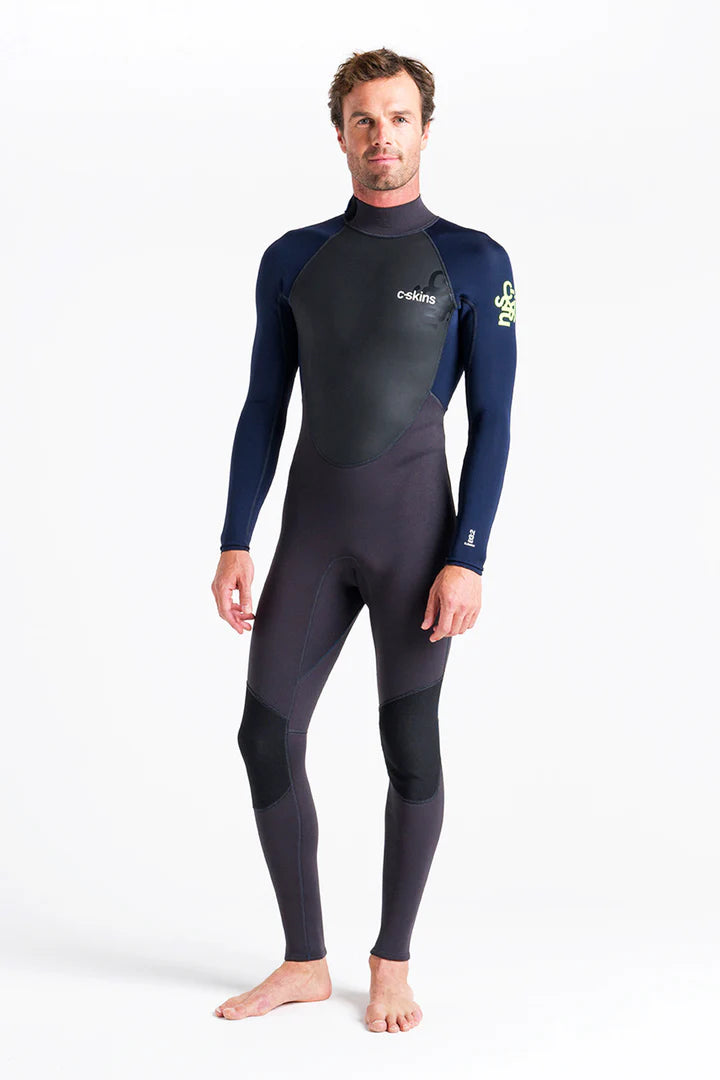 C-SKINS ELEMENT 3:2 STEAMER WETSUIT Anthracite/Slate/Lime