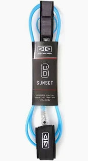 Ocean + Earth - 6' Surf Leash - Diamond Flex Sunset - 6ft