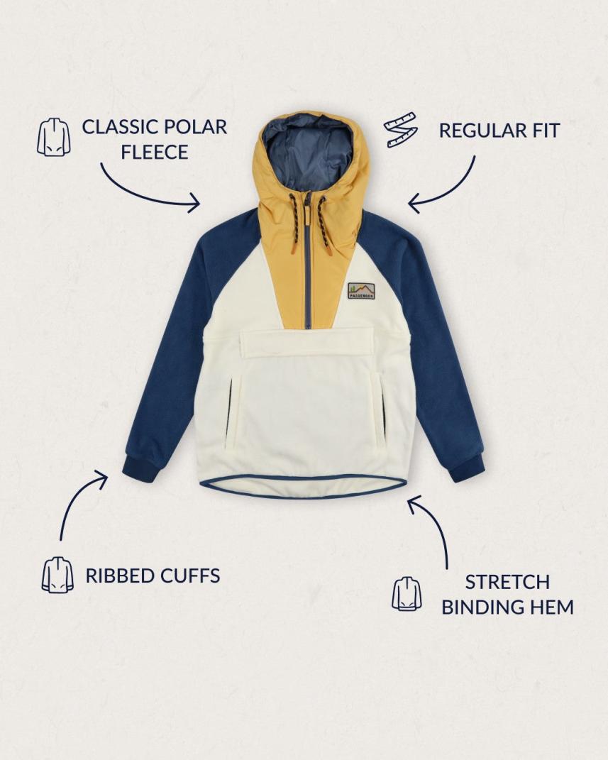 Passenger Alexander Recycled Polar Hooded Fleece