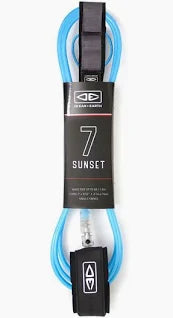 Ocean + Earth - 7' Surf Leash -Diamond Flex Sunset - 7ft