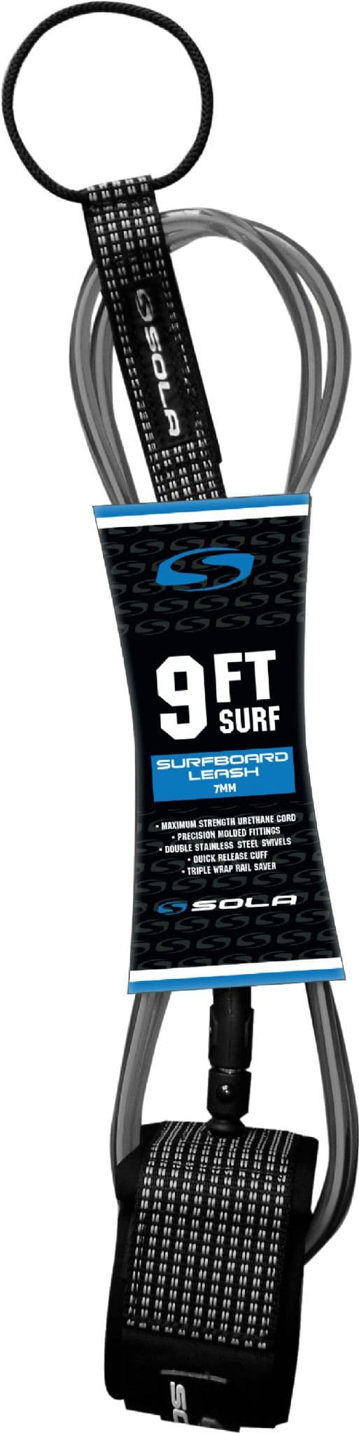 Sola 9ft 7mm Surfboard Leash