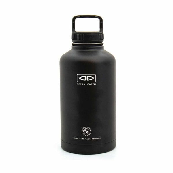 Ocean & Earth Insulated Water Bottle 1.9LT – Black