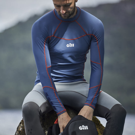 Gill Pro Rash Vest Mens- Long Sleeve