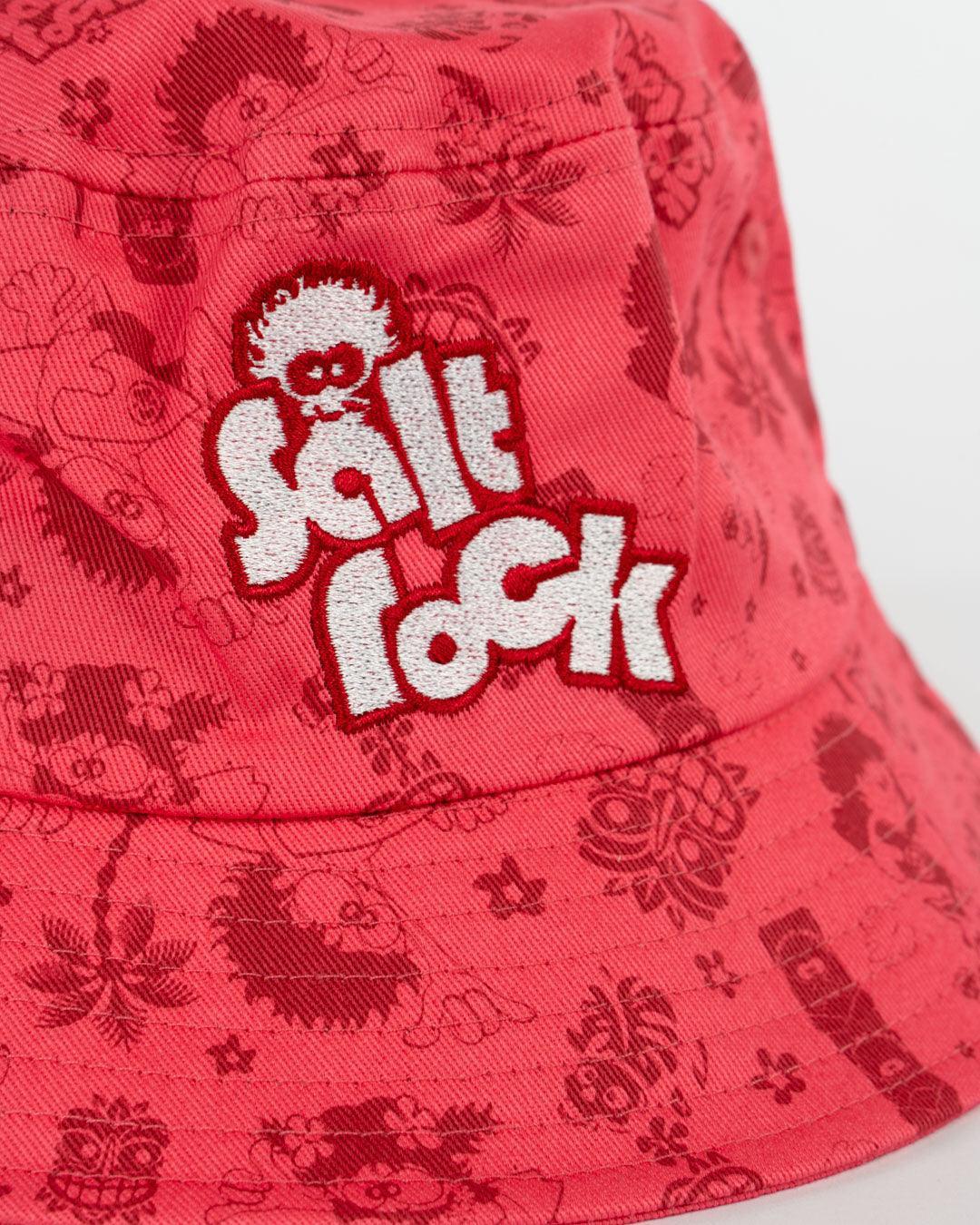 SALTROCK - RED TIKI TOK KIDS BUCKET HAT