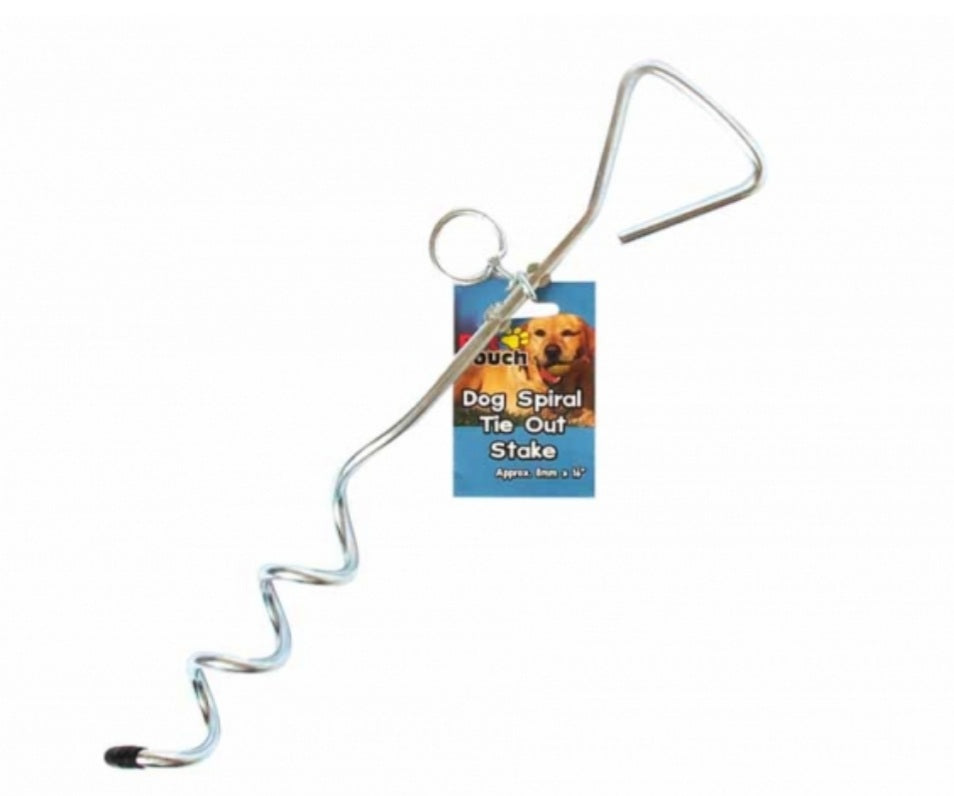 Pet Touch Dog Leash Spiral Ground Peg