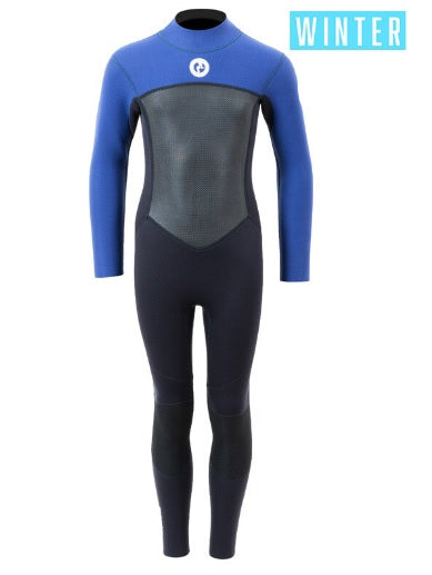 TBF Junior Thunderclap 5/4mm Wetsuit (Black / Blue)