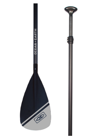 Padlo SUP Carbon Cefnfor a Daear