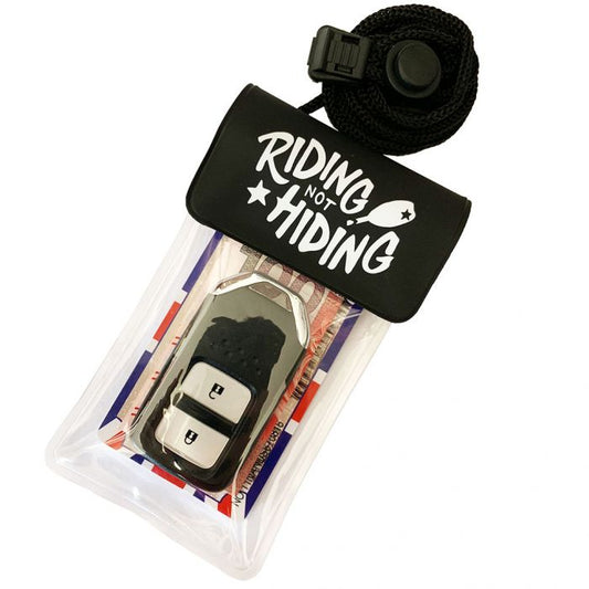 Riding Not Hiding - Waterproof Key Case - Small Accessories Case