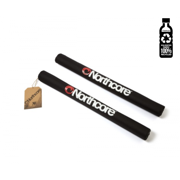 Northcore ECO Wide Load Roof Bar Pads - Black